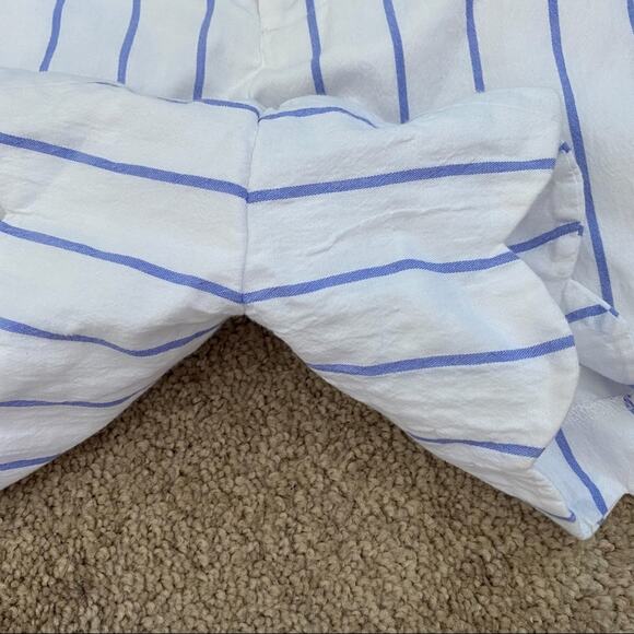 Club Monaco Amber Short Raj Blue Stripe Size 2 - Picture 12 of 14